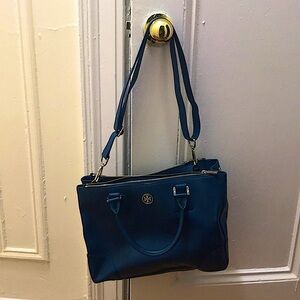 Tory Burch tote bag, navy blue
